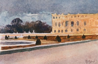 Palace from the Southern Parterre, Versailles by Rene Binet